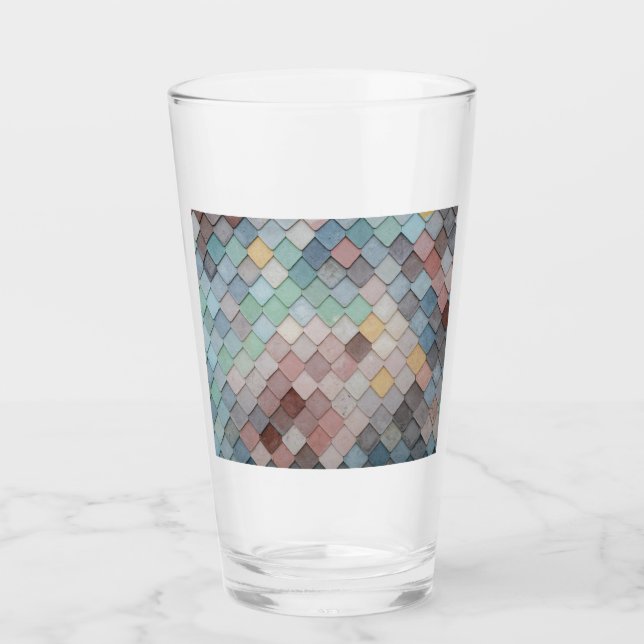 Multicolored Tiles Glass (Front)