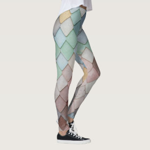 Multicolored Tiles Leggings