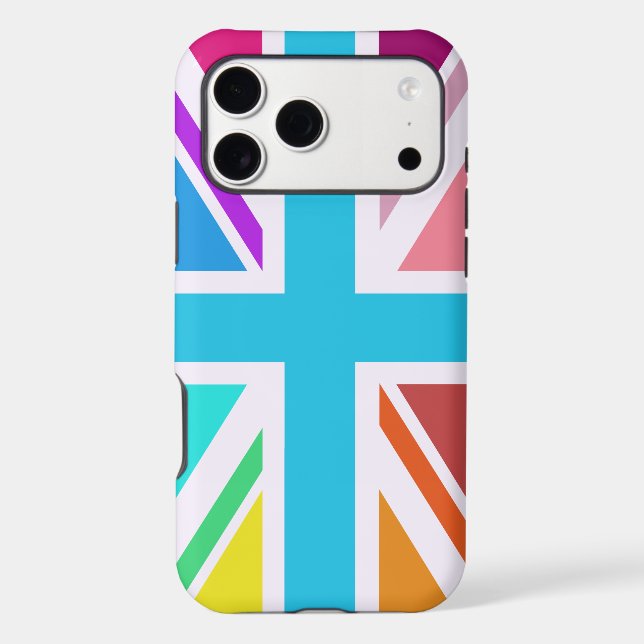 Multicolored Union Jack/Flag Design (Back)