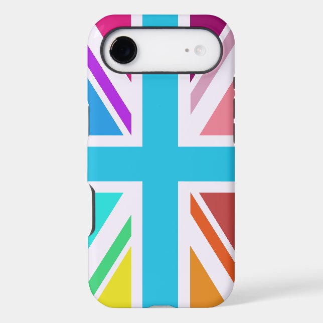 Multicolored Union Jack/Flag Design (Back)