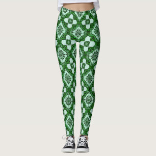Multicolored Vibrant Pattern Leggings
