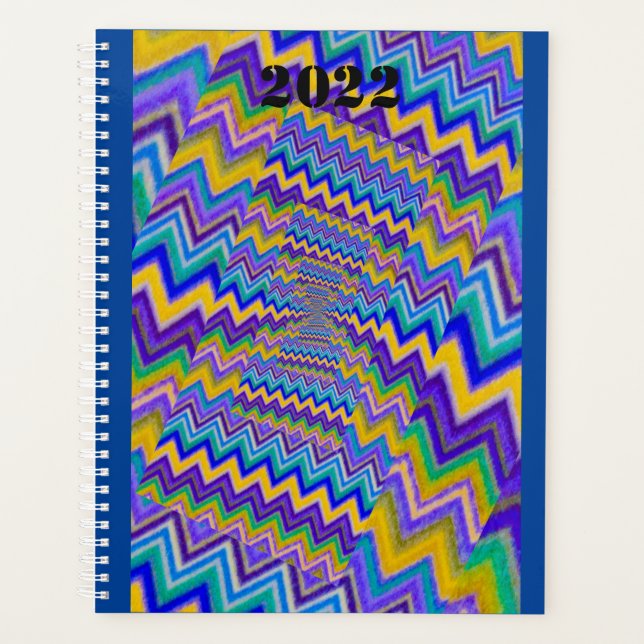 multicolored vortices on planner (Front)