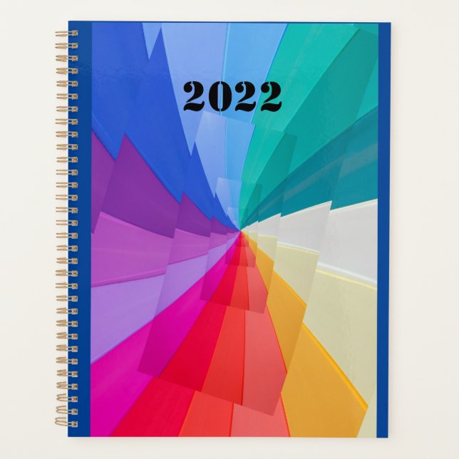 multicolored vortices on planner (Front)