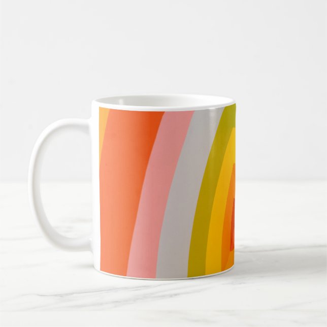Multicolored wall art coffee mug (Left)