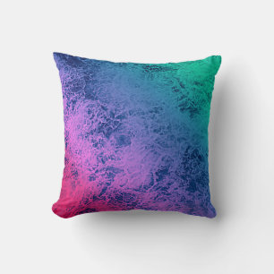 multicolored wave ,blue marble ,marine , marble pa cushion