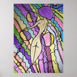 Multicolored wind poster