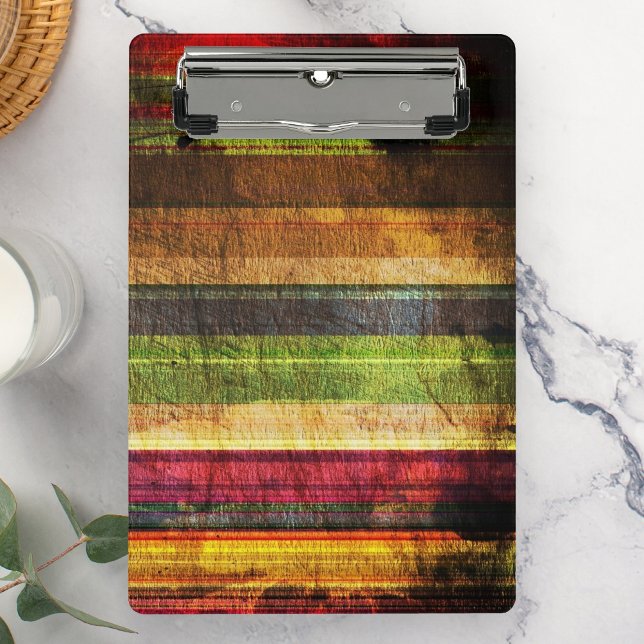 Multicolored Wood Pattern Mini Clipboard (Creator Uploaded)