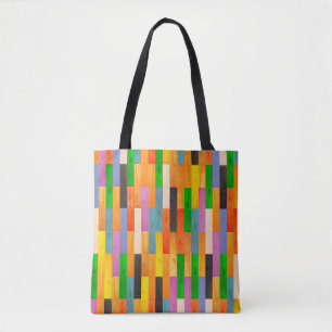 Multicolored wooden texture. Parquet from wooden m Tote Bag