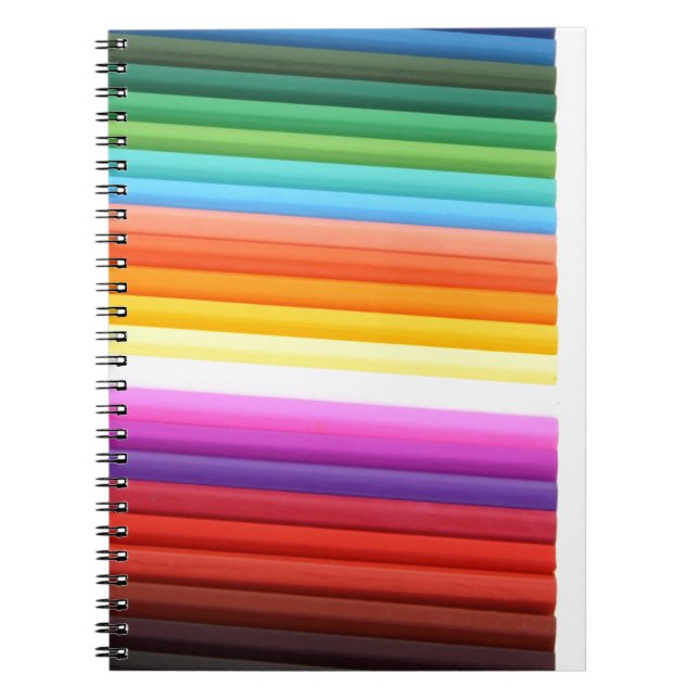 Multicolour Fabric Folds Abstract Notebook (Front)