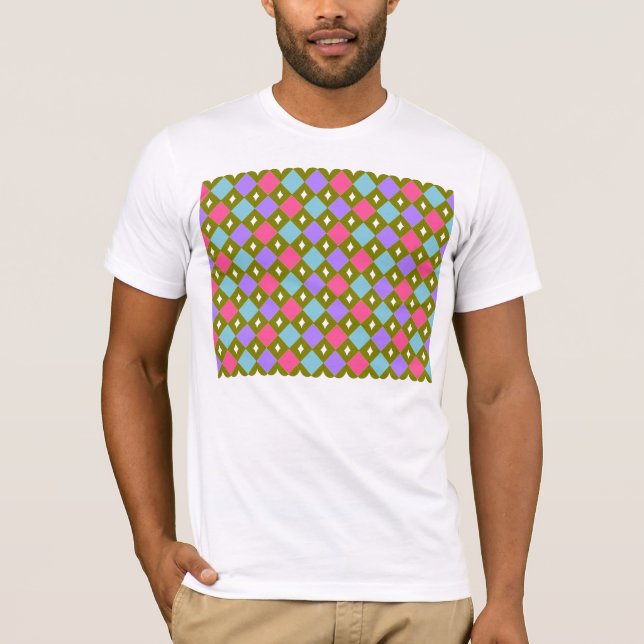 Multicolour Honeycomb Mens Tee (Front)