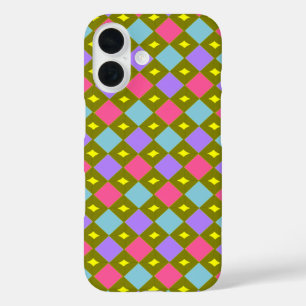 Multicolour Honeycombe You Create iPhone 16 Case