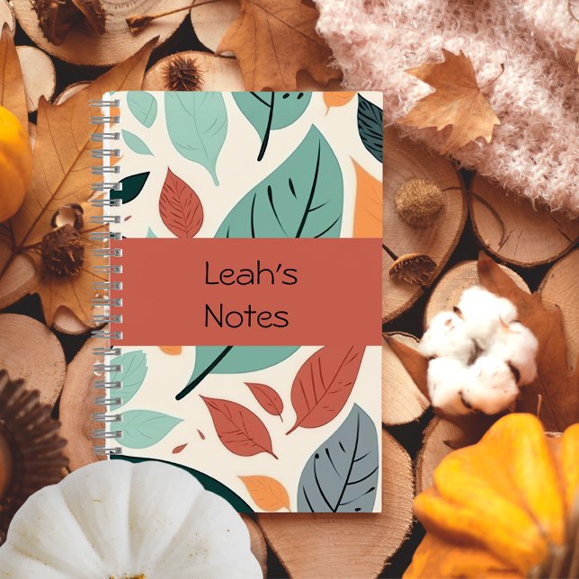 Multicolour Leaves Customized- Spiral Notebook (Multicolour Leaves Customized- Spiral Notebook)
