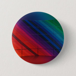 Multicolour Transition With Grid 6 Cm Round Badge