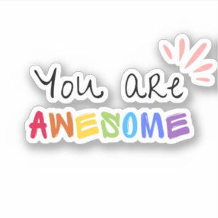 Multicolour Vibrant Positive Words