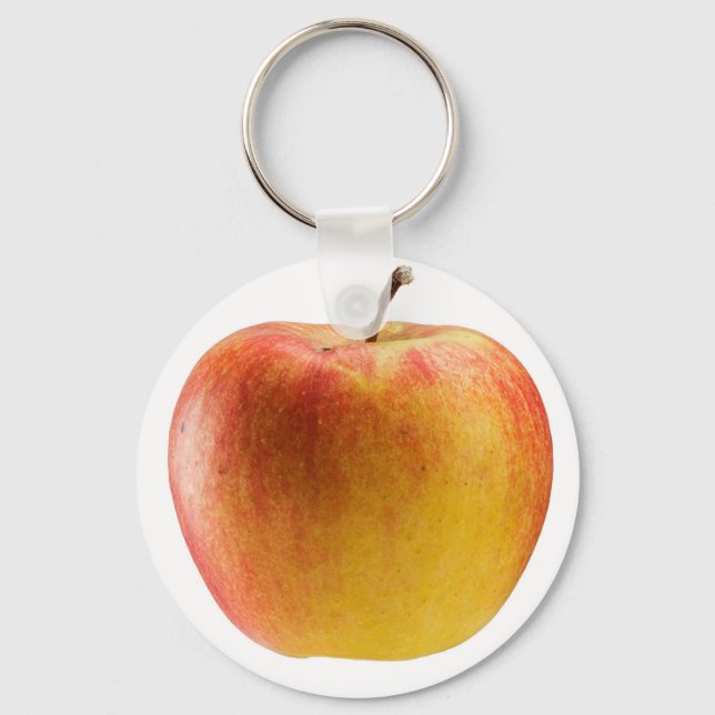 Multicoloured apple key ring (Front)