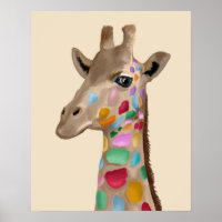 MultiColoured Giraffe