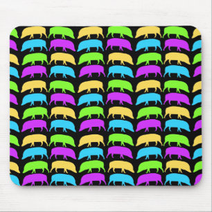 Multicoloured Hogs Mousepad