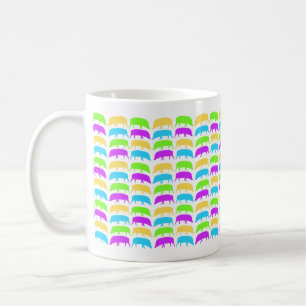 Multicoloured Hogs Mug