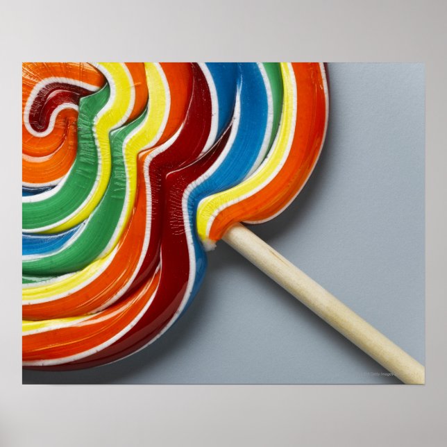 Multicoloured lollipop poster (Front)
