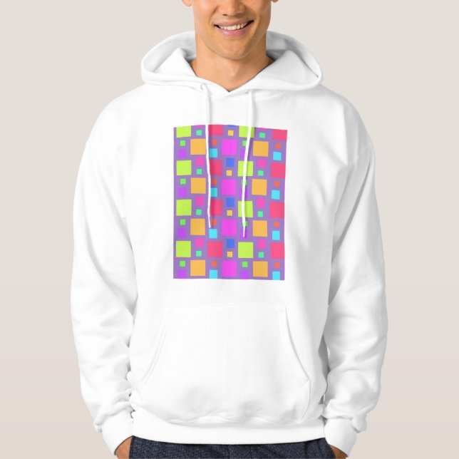 Multicoloured Squares 2011 Hoodie (Front)