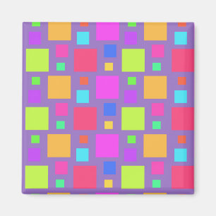 Multicoloured Squares 2011 Magnet