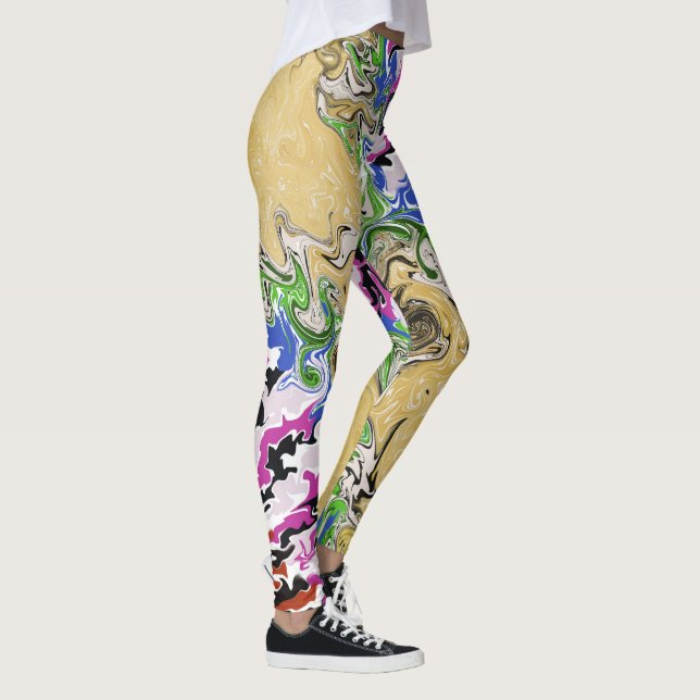 Multicolours liquify leggings (Right)