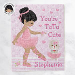 Multicultural Ballerina Tutu Cute Jigsaw Puzzle<br><div class="desc">Personalised Multicultural "You're TuTu Cute" ballerina. Please check out more of my personalised gifts.</div>