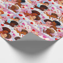 Multicultural Cherub Celebrating Love & Diversity