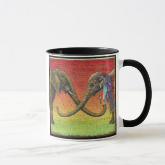 Multicultural elephant mug: Xenophile Mug
