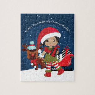 Multicultural Girl Elf Jigsaw Puzzle