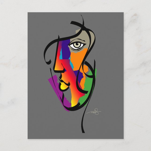 Multicultural Woman Postcard (Front)