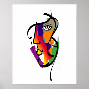 Multicultural Woman Poster