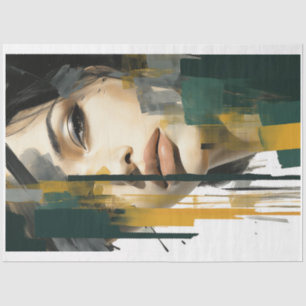 Multicultural Women of Beauty Series Decoupage #4 Tissue Paper