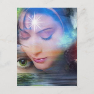 Multidimensional Worlds Postcard