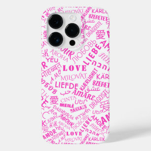 Multilangual Love Text iPhone Case - Choose Colour