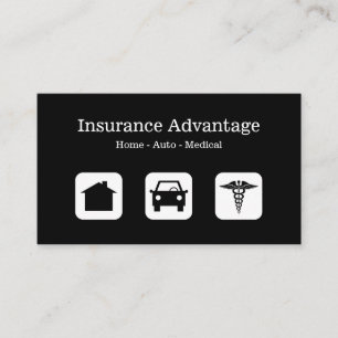 Multiline Insurance Agent Business Card