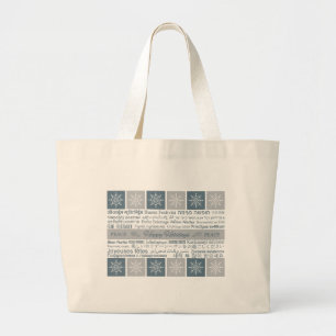 Multilingual Happy Holidays bags
