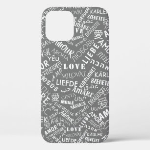 Multilingual Love Text iPhone Case Choose Colours