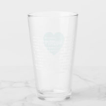 Multilingual Love Tumbler Mint Blue Custom Design