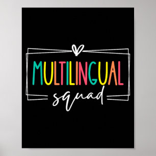 Multilingual Squad International Language Dual Poster