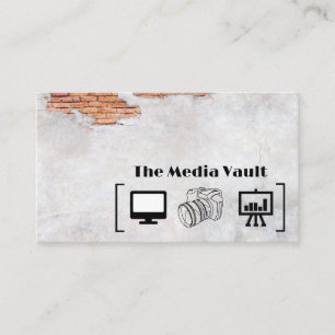Multimedia Brick wall Business Card