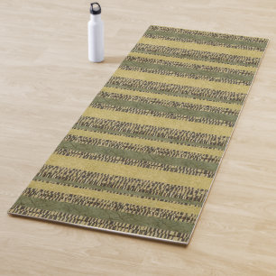 Multipatterned Panel Painting Yoga Mat