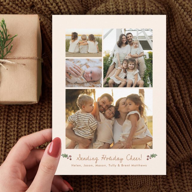 Multiphoto Sending Holiday Cheer Ivory Photo (Creator Uploaded)