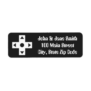 Multiplayer Mode in Black Return Address Label