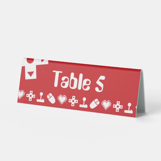 Multiplayer Mode in Cherry Table Tent Sign (Front)