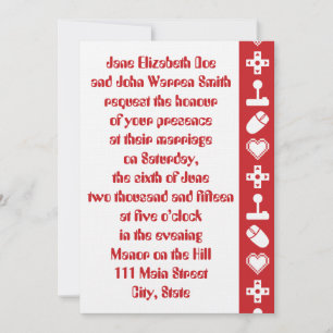 Multiplayer Mode in Cherry Wedding Invitation