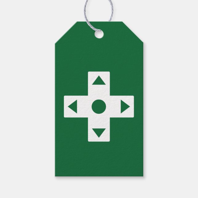 Multiplayer Mode in Green Gift Tag (Front)