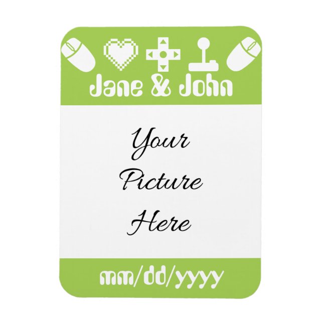 Multiplayer Mode in Peridot Save-the-Date Magnet (Vertical)