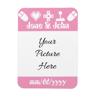 Multiplayer Mode in Petal Pink Reminder Magnet