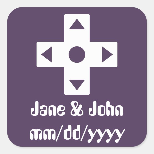Multiplayer Mode in Purple Sticker (Front)